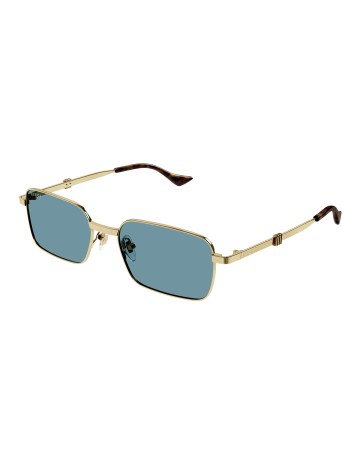 Gucci GG1495S oro / blu | Occhiali da sole | Isolani Boutique