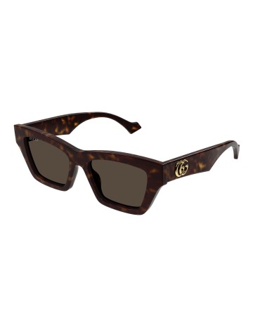 Gucci GG1753S tartarugato marrone | Occhiali da sole | Isolani Boutique