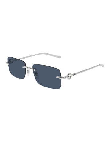 Gucci GG1703S argento / blu | Occhiali da sole | Isolani Boutique