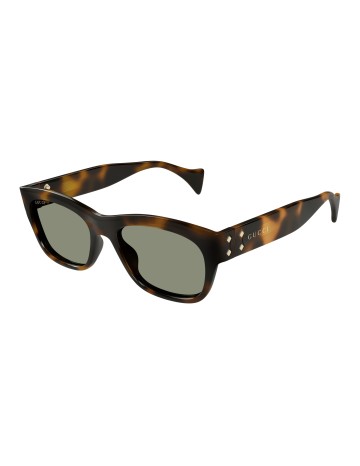 Gucci GG1706S tartarugato / verde | Occhiali da sole | Isolani Boutique