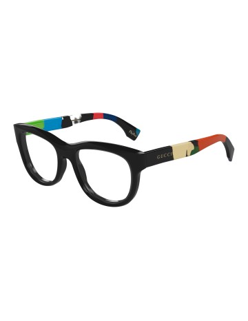 Gucci GG1751O nero / trasparente | Occhiali da vista | Isolani Boutique