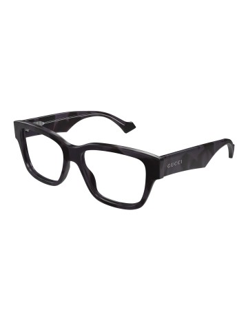 Gucci GG1428O grigio / trasparente 03 | Occhiali da vista | Isolani Boutique