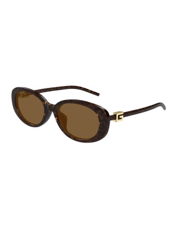 Gucci GG1684SA tartarugato marrone | Occhiali da sole | Isolani Boutique