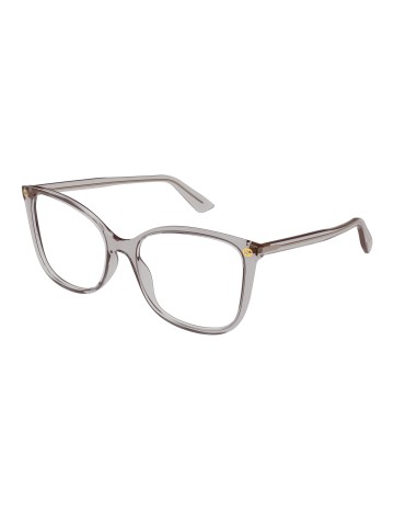 Gucci GG0026O grigio / trasparente | Occhiali da vista | Isolani Boutique