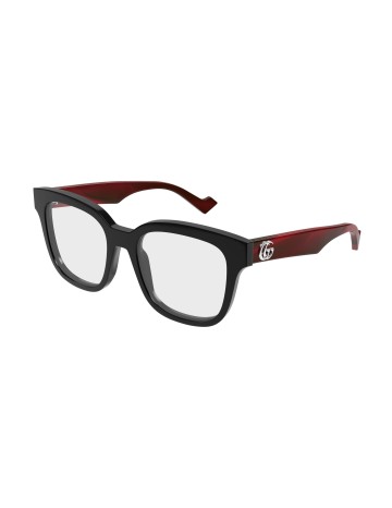 Gucci GG0958O nero / rosso / trasparente | Occhiali da vista | Isolani Boutique