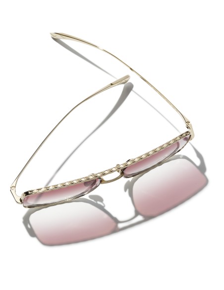 Occhiali pilota da sole Chanel CH4294 C3958H 60 | Isolani Boutique