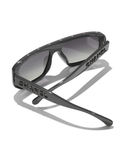 Occhiali a maschera da sole Chanel CH5556U 1813S8 58 | Isolani Boutique