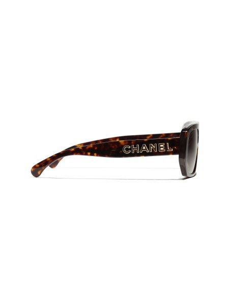 Occhiali a maschera da sole Chanel CH5556U 1827S9 58 | Isolani Boutique