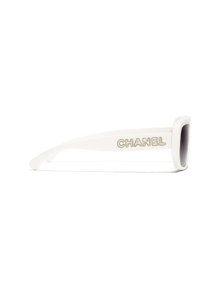 Occhiali a maschera da sole Chanel CH5556U 1828S6 58 | Isolani Boutique