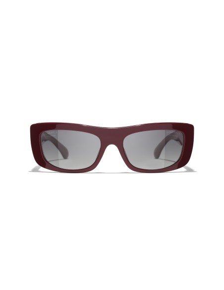 Occhiali rettangolari da sole Chanel CH5559 1802S8 56 | Isolani Boutique