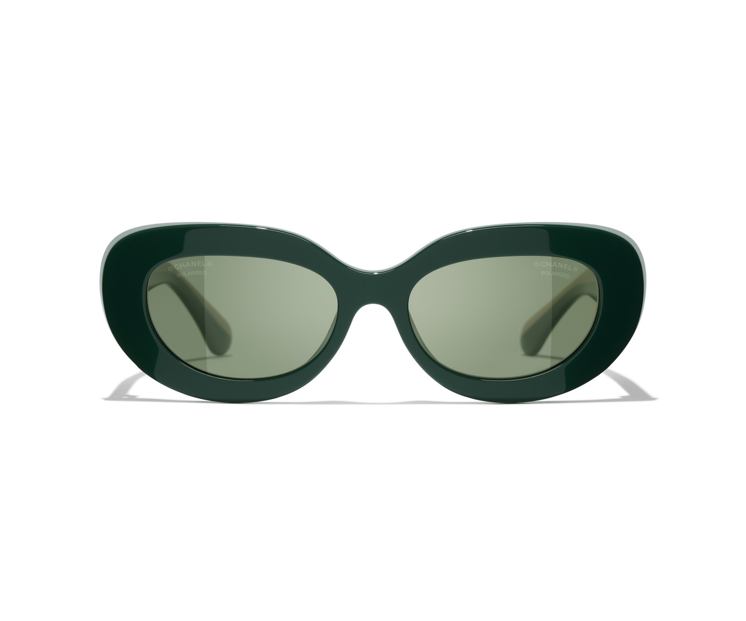 Occhiali ovali da sole Chanel CH5562B 17029A 53 | Isolani Boutique 2