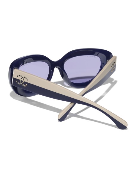 Occhiali ovali da sole Chanel CH5562B C5031A 53 | Isolani Boutique