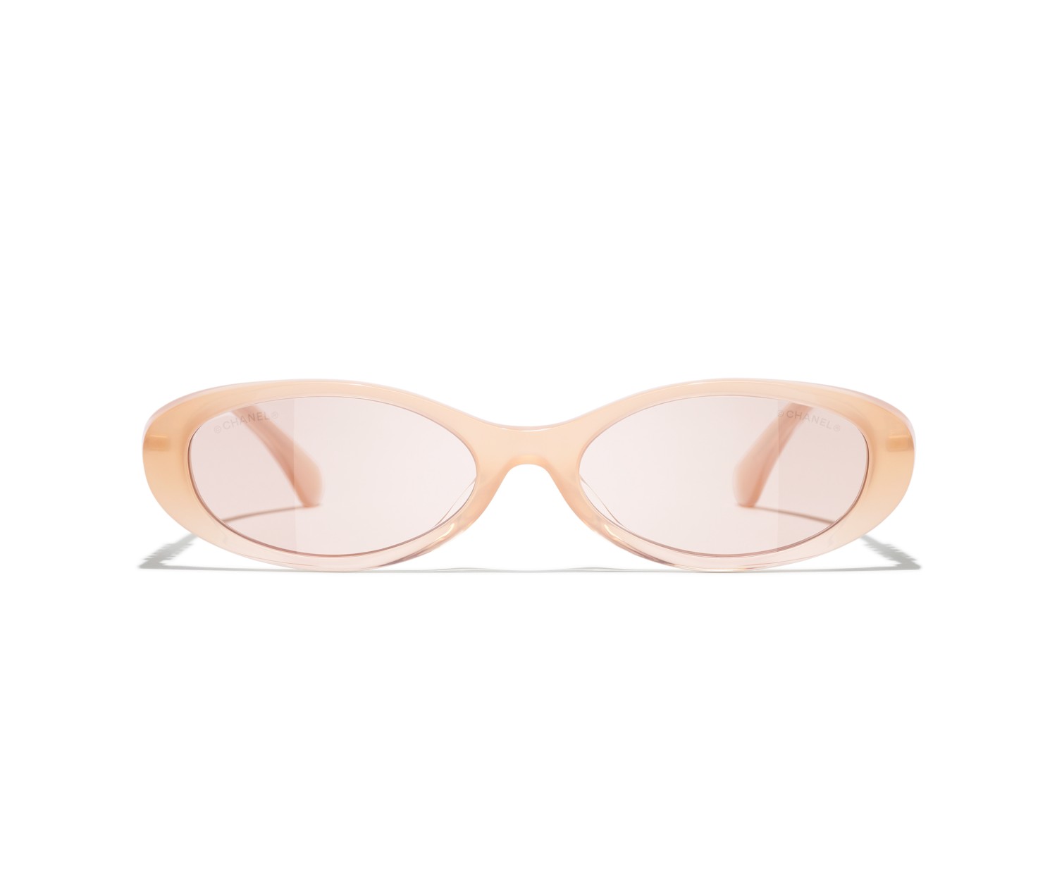 Occhiali ovali da sole Chanel CH5565 1831S7 54 | Isolani Boutique 2