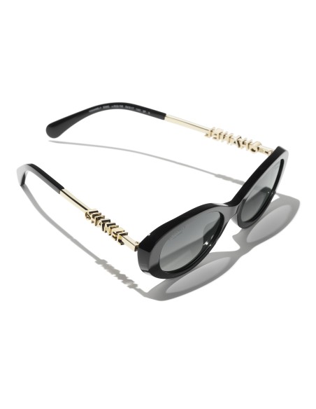 Occhiali ovali da sole Chanel CH5565 C622S8 54 | Isolani Boutique