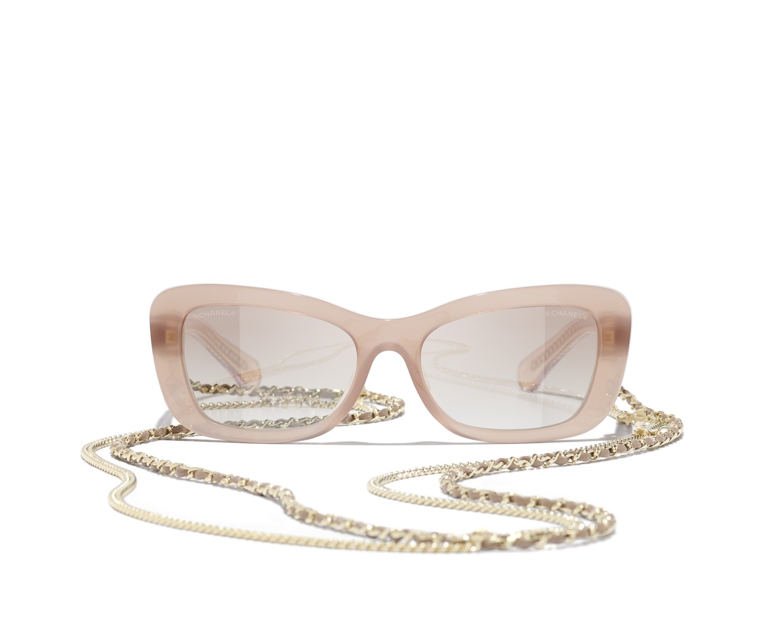 Occhiali rettangolari da sole Chanel CH5553 181294 54 | Isolani Boutique 2