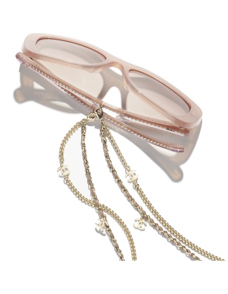 Occhiali rettangolari da sole Chanel CH5553 181294 54 | Isolani Boutique