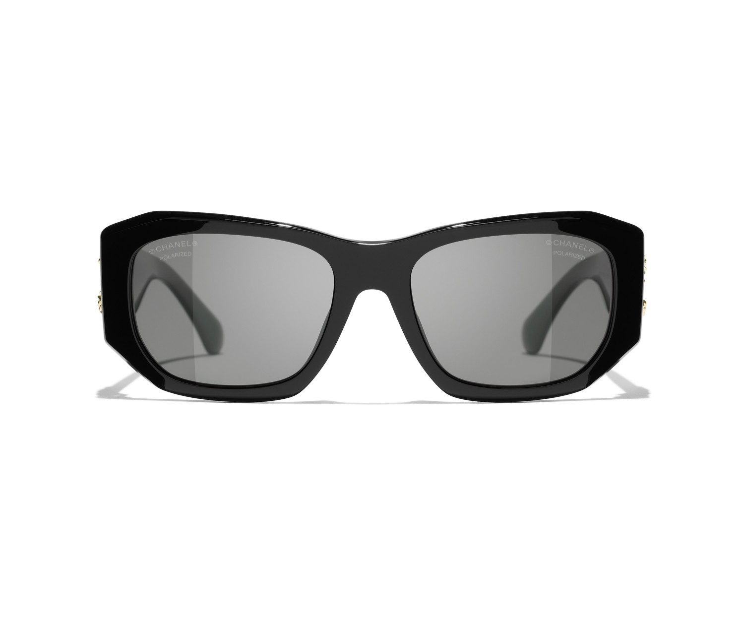 Occhiali rettangolari da sole Chanel CH5554 C622T8 55 | Isolani Boutique 2