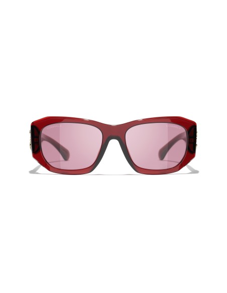 Occhiali rettangolari da sole Chanel CH5554 1819EV 55 | Isolani Boutique