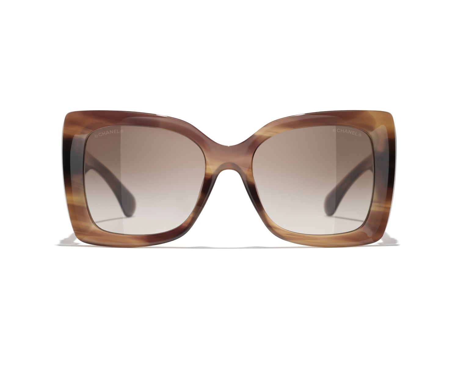 Occhiali quadrati da sole Chanel CH5555 14160A 53 | Isolani Boutique 2