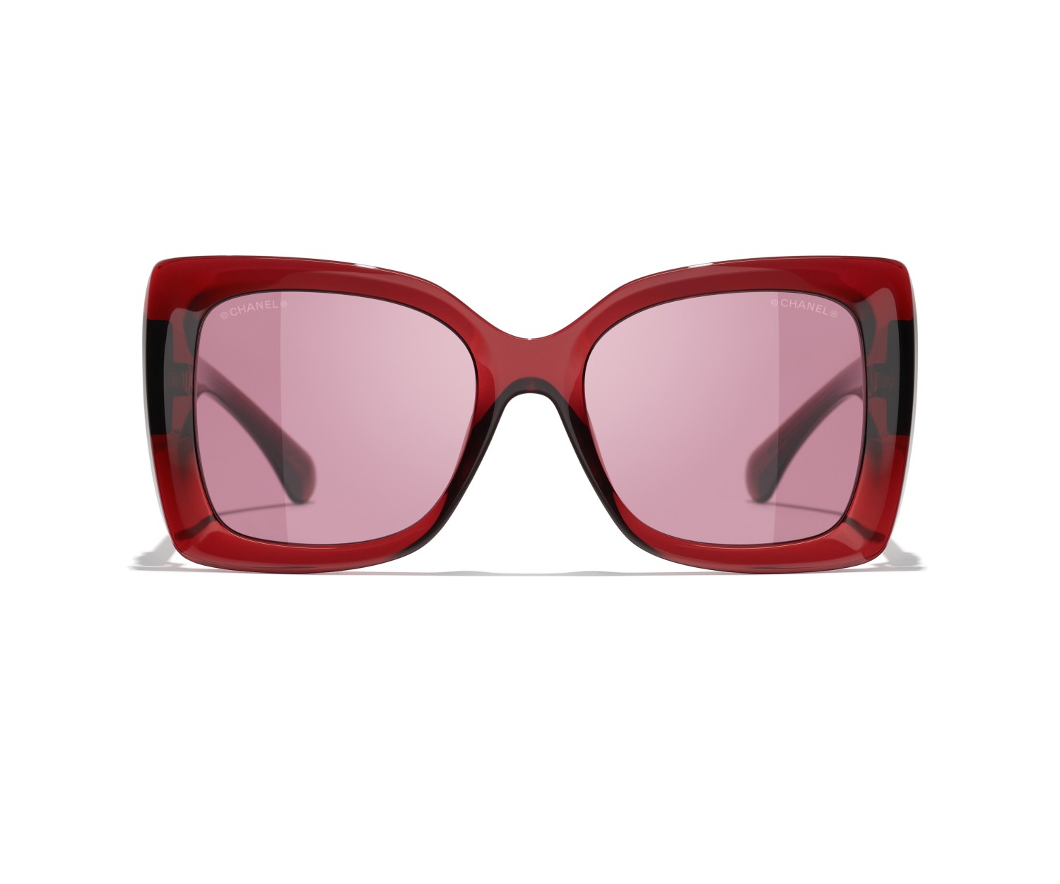 Occhiali quadrati da sole Chanel CH5555 1819EV 53 | Isolani Boutique 2