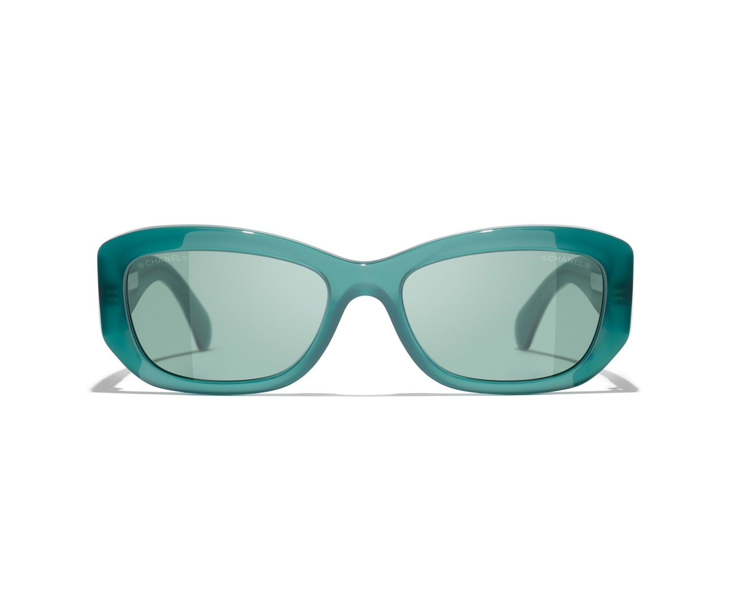 Occhiali rettangolari da sole Chanel CH5493 1821/2 55 | Isolani Boutique 2