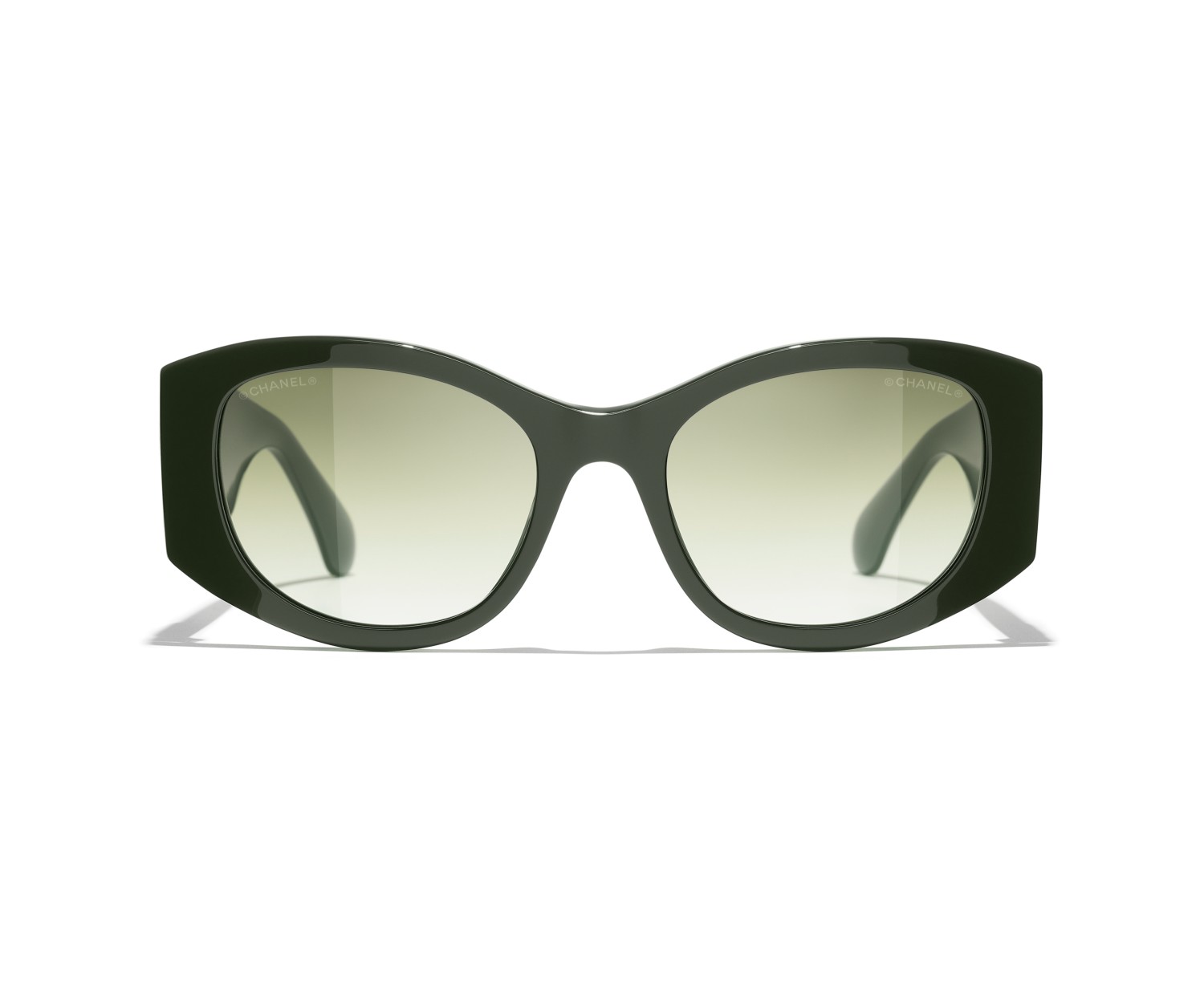 Occhiali ovali da sole Chanel CH5524 1825E1 53 | Isolani Boutique 2
