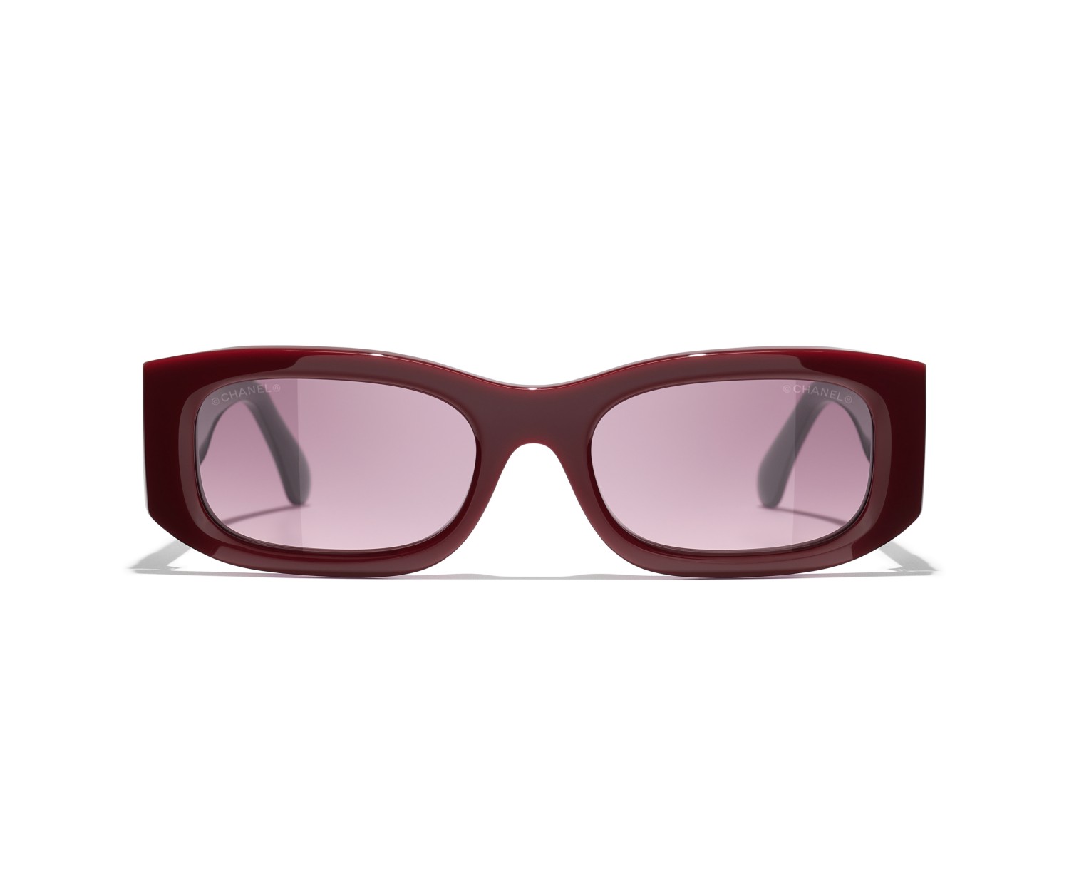 Occhiali rettangolari da sole Chanel CH5525 1824S1 52 | Isolani Boutique 2