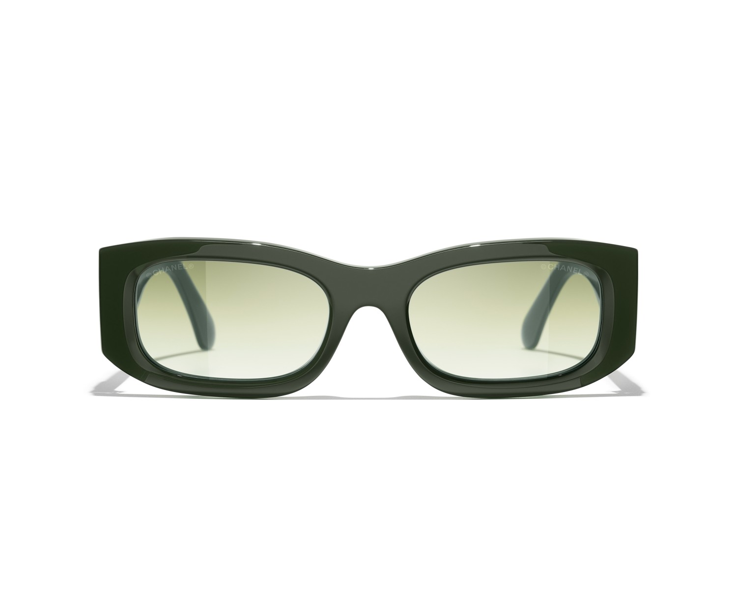 Occhiali rettangolari da sole Chanel CH5525 1825E1 52 | Isolani Boutique 2