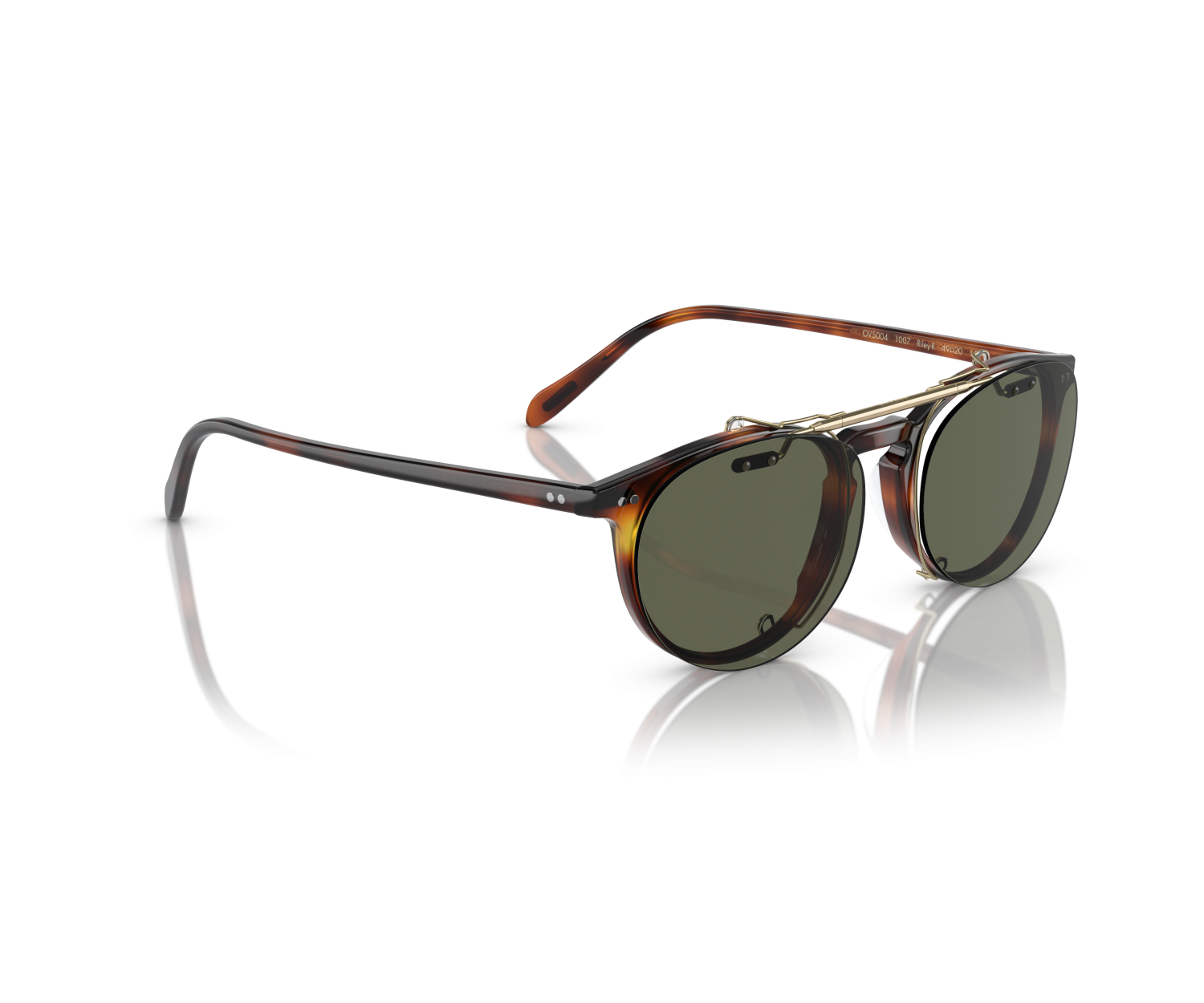 OLIVER PEOPLES - RILEY-R FLIP-UP CLIP - OV5004C - 53119A - 47