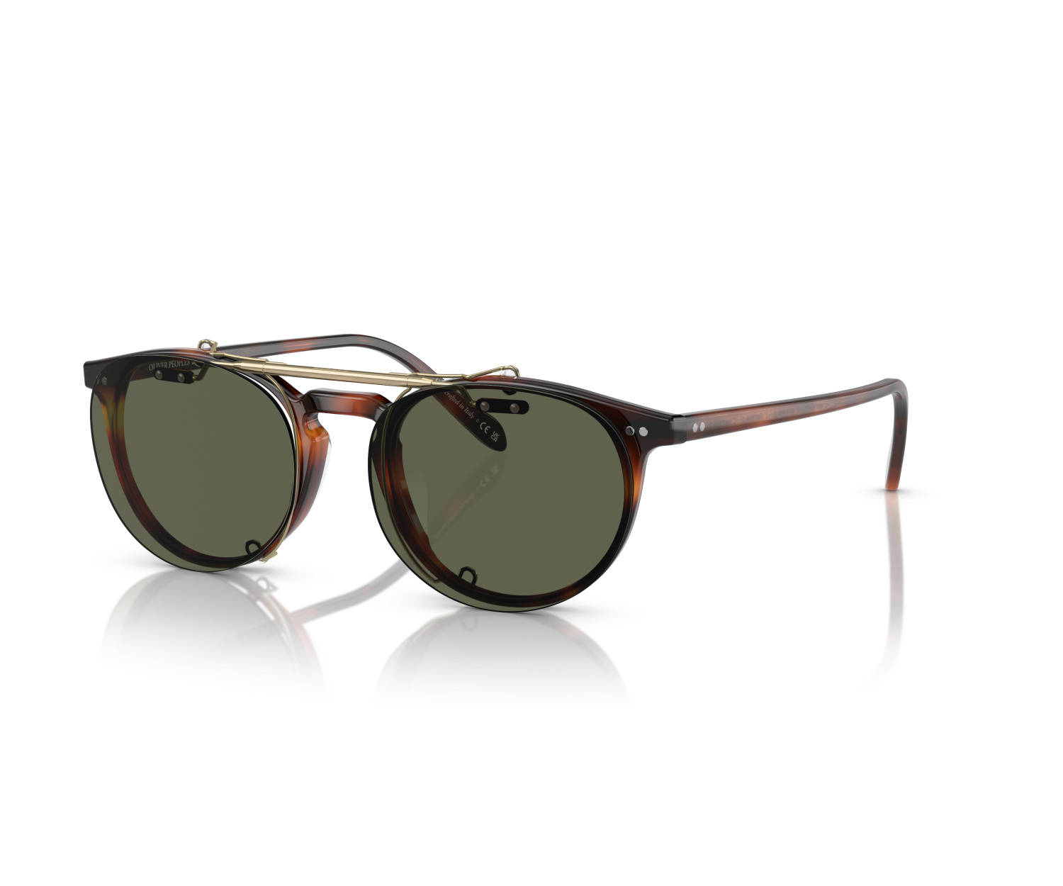 OLIVER PEOPLES - RILEY-R FLIP-UP CLIP - OV5004C - 53119A - 47