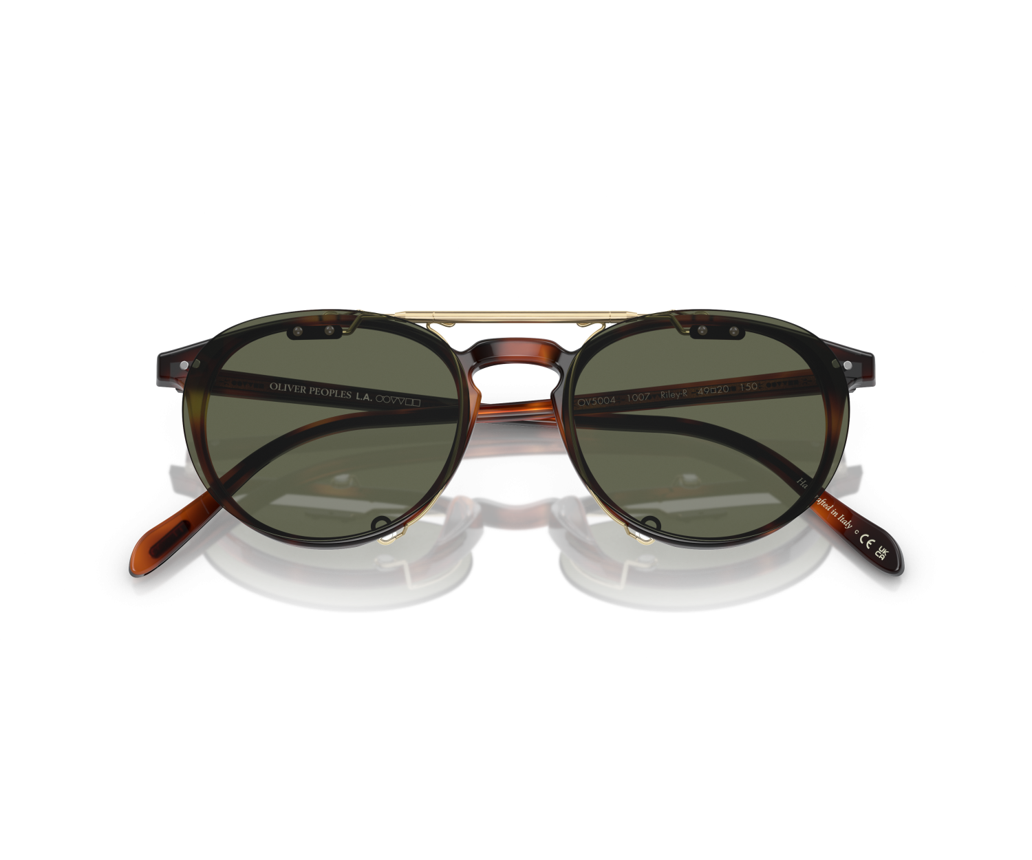 OLIVER PEOPLES - RILEY-R FLIP-UP CLIP - OV5004C - 53119A - 49