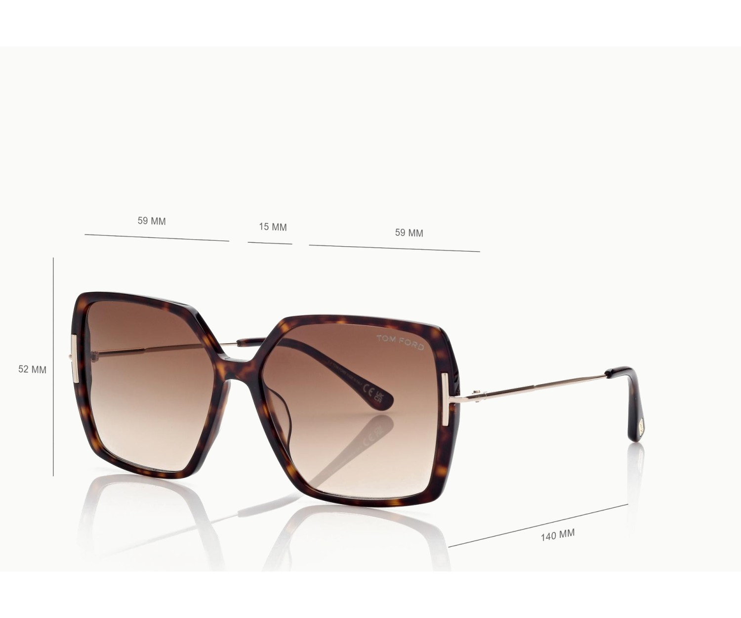 Tom Ford Joanna FT1039 - Occhiali da sole 52F