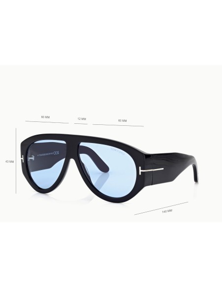Tom Ford Bronson FT1044 - Occhiali da sole 01V