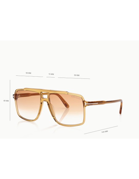 Tom Ford Kemp FT1177 - Occhiali da sole 39F