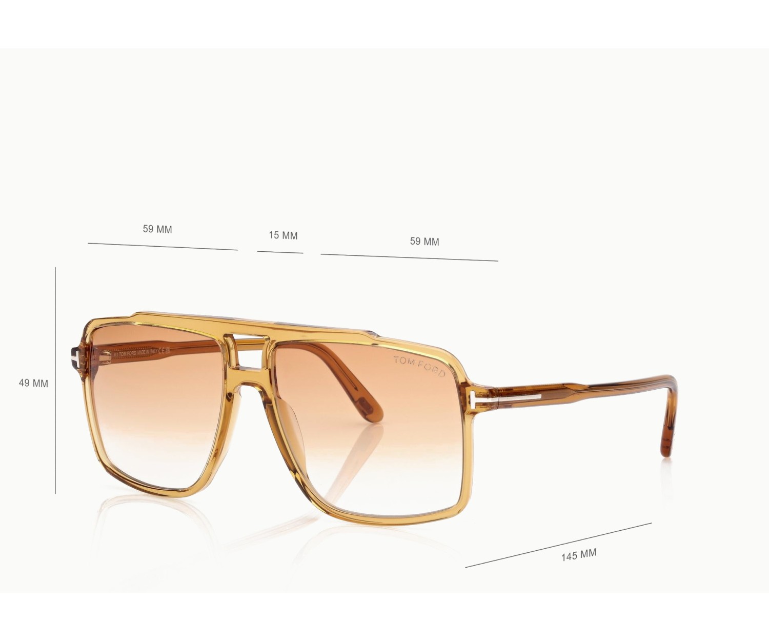 Tom Ford Kemp FT1177 - Occhiali da sole 39F