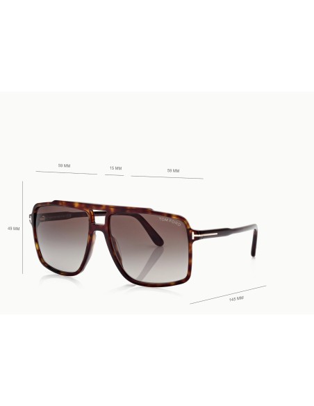 Tom Ford Kemp FT1177 - Occhiali da sole 52B