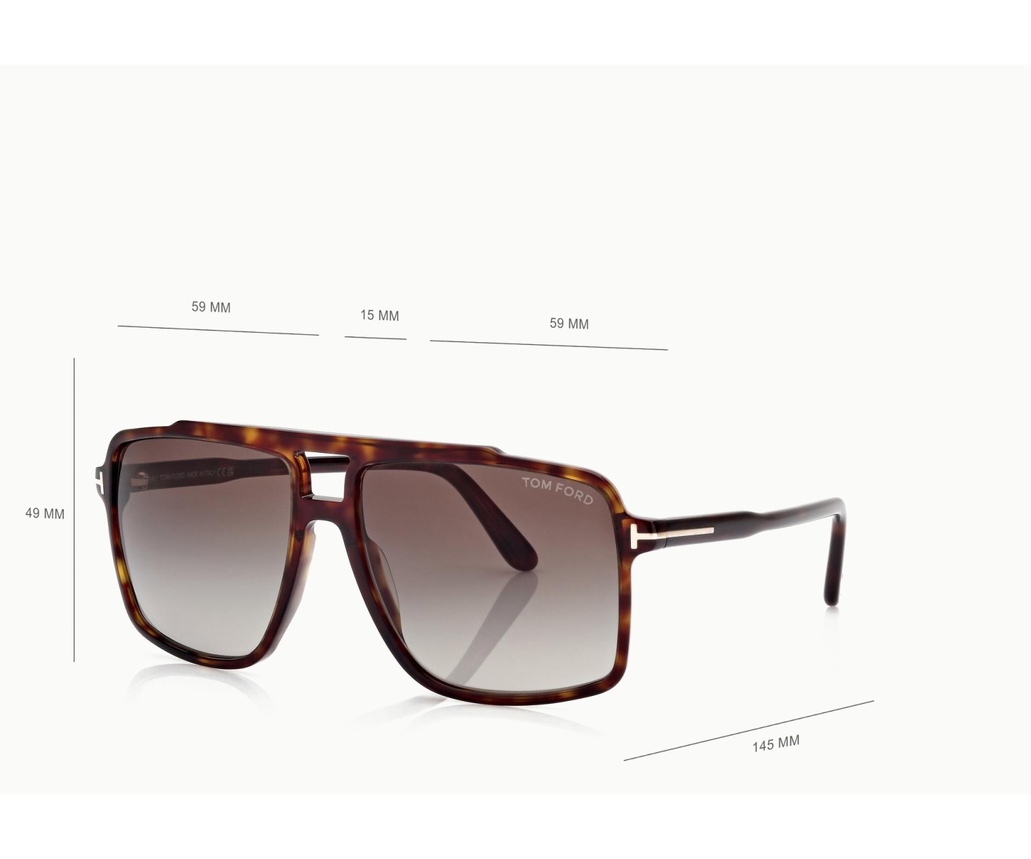 Tom Ford Kemp FT1177 - Occhiali da sole 52B