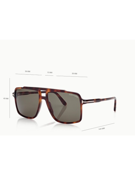 Tom Ford Kemp FT1177 - Occhiali da sole 53N