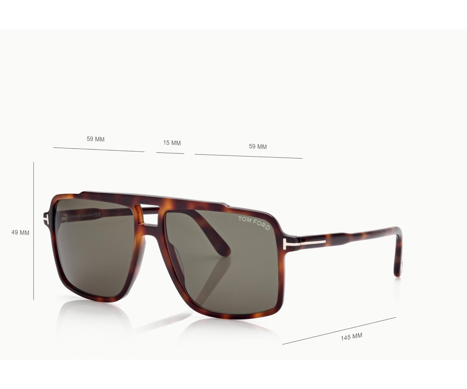 Tom Ford Kemp FT1177 - Occhiali da sole 53N