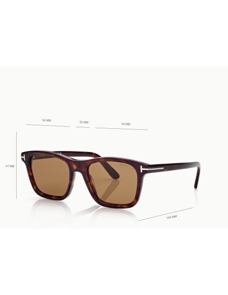 Tom Ford Barron FT1179 - Occhiali da sole 52E