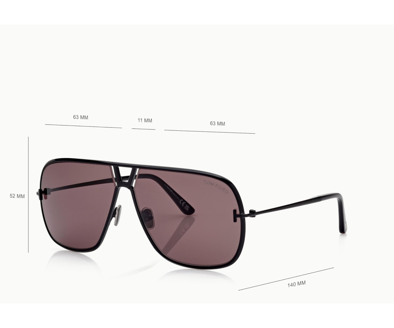 Tom Ford Stavros FT1204 - Occhiali da sole 01A