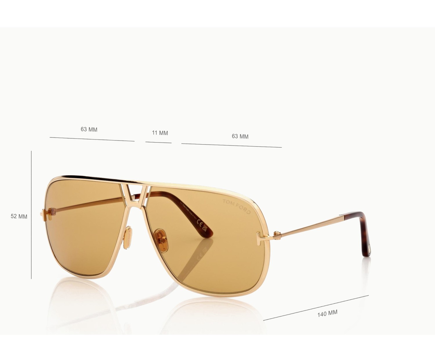 Tom Ford Stavros FT1204 - Occhiali da sole 30E