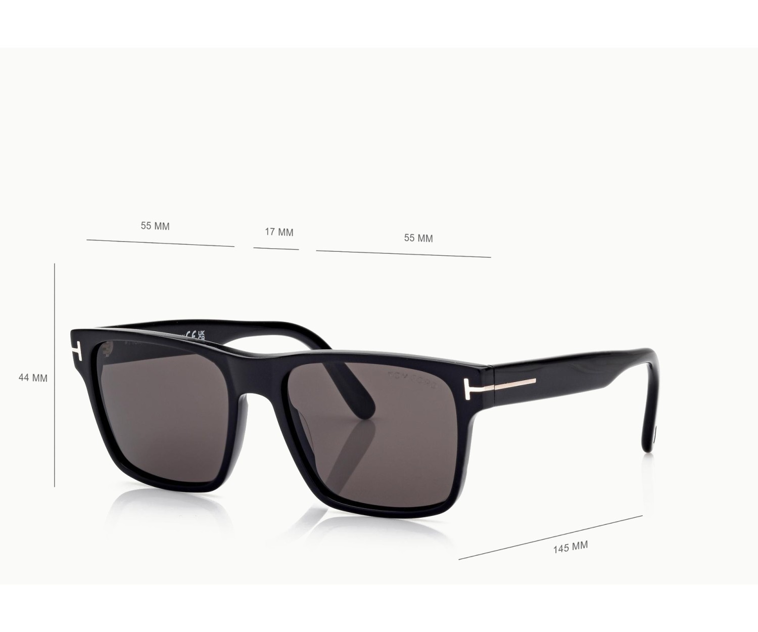 Tom Ford Calder FT1205 - Occhiali da sole 01A