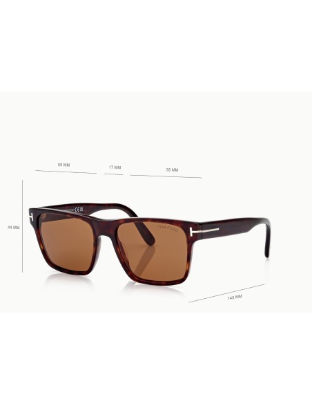 Tom Ford Calder FT1205 - Occhiali da sole 52E