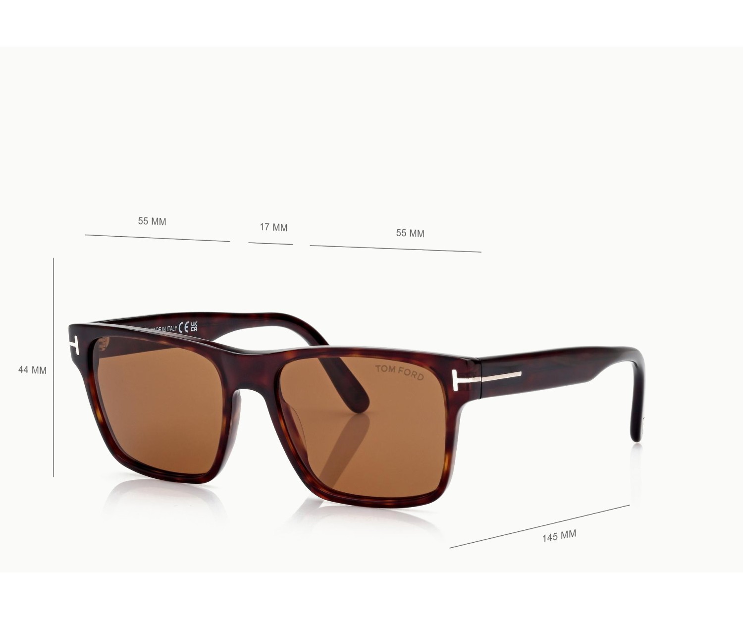 Tom Ford Calder FT1205 - Occhiali da sole 52E