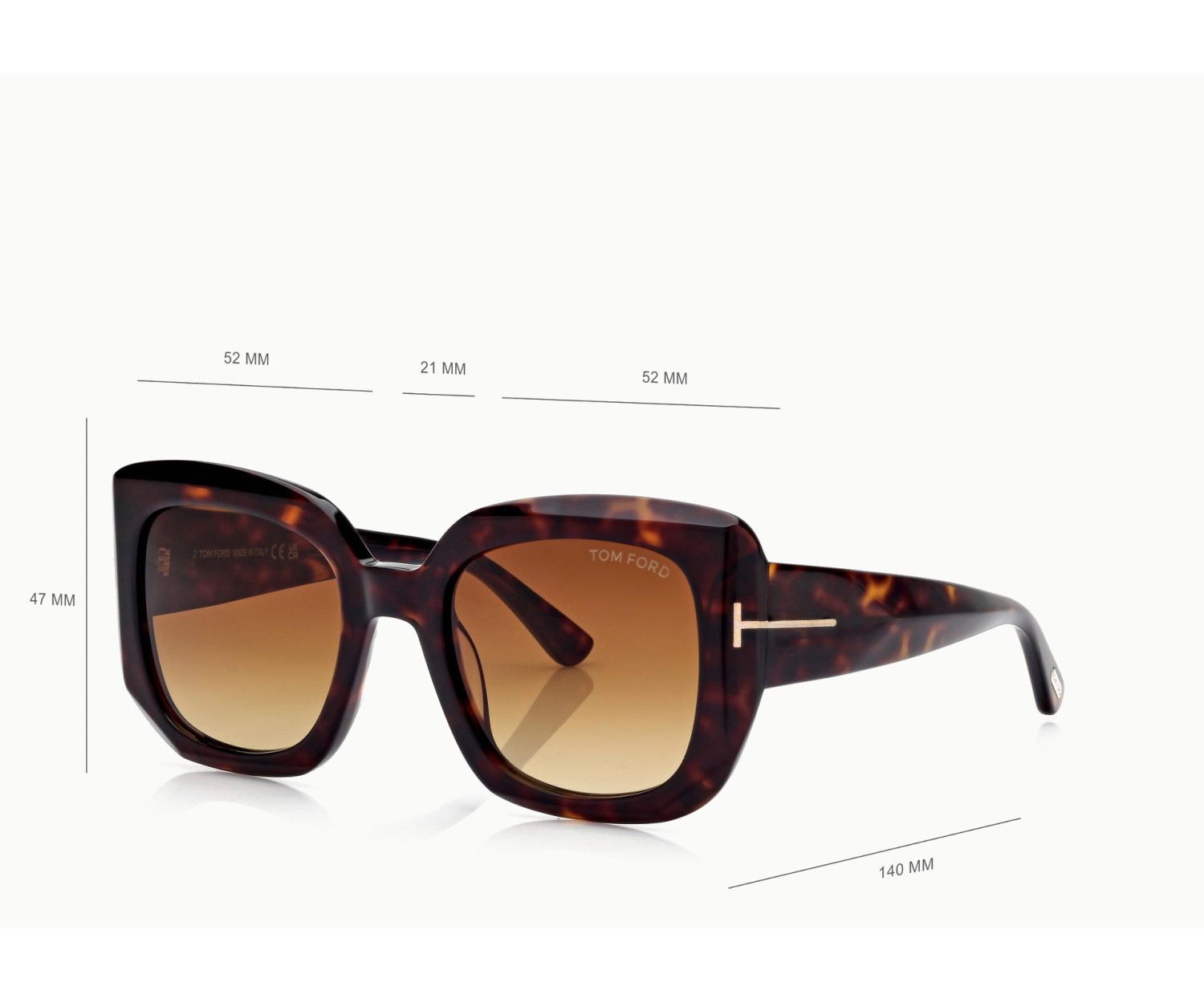 Tom Ford Carla-02 FT1220 - Occhiali da sole 52F