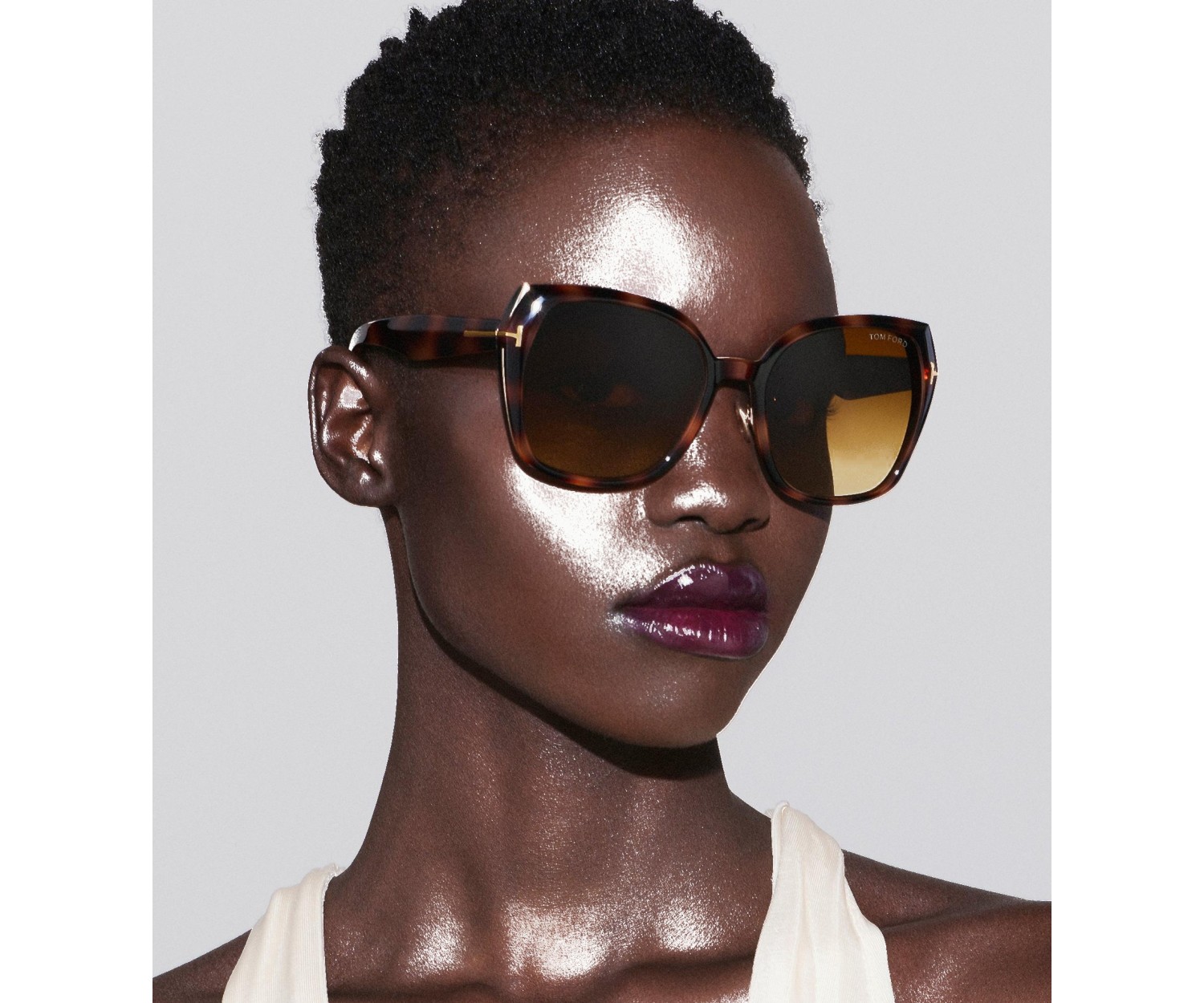 Tom Ford Plum FT1223 - Occhiali da sole 53F
