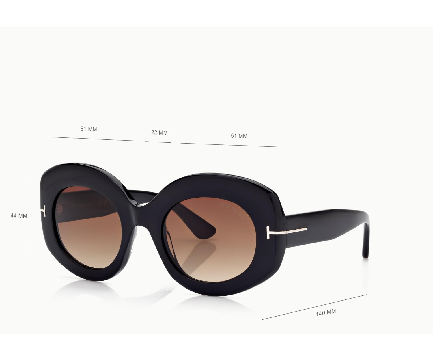 Tom Ford Claudette-02 FT1346 - Occhiali da sole 01F