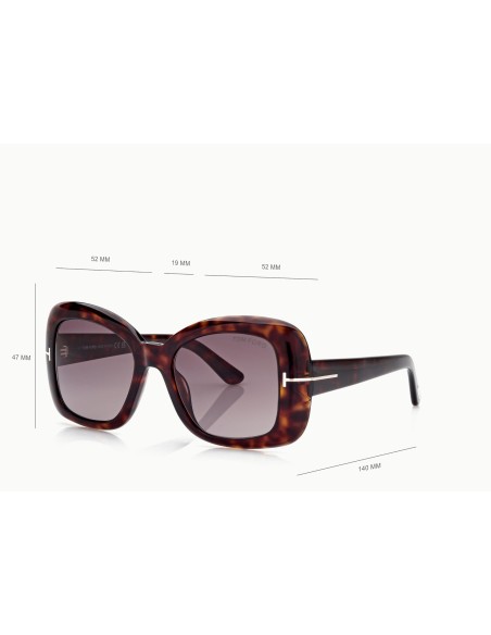 Tom Ford Sandra-02 FT1348 - Occhiali da sole 52K