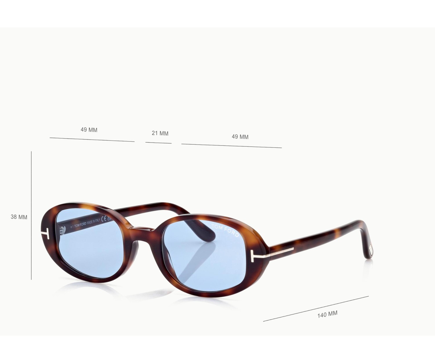 Tom Ford Iggy FT1364 - Occhiali da sole 53V